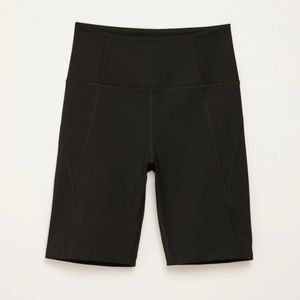 Girlfriend Collective Black High Rise Bike Shorts Size L